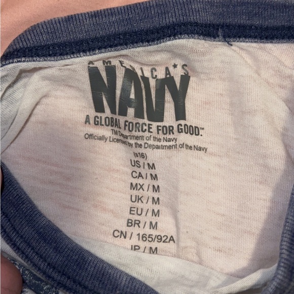 Forever 21 “NAVY” Crop Top - Picture 2 of 2